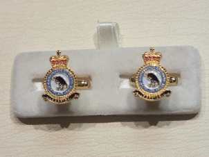 RAF Maintenance Command enamelled cufflinks - Click Image to Close